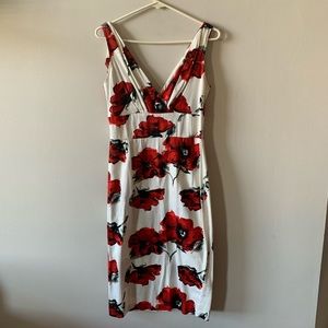 Stop Staring floral poppy bombshell wiggle dress
